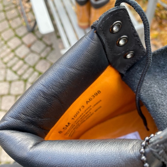 Black Timberland boots mens size 8.5 - Picture 10 of 10